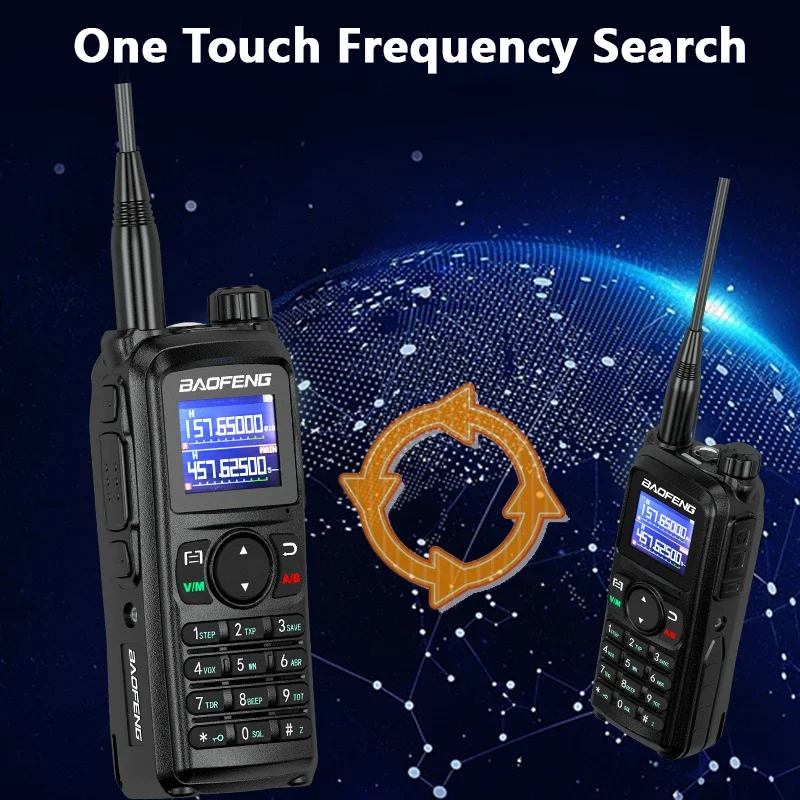Baofeng UV 28 Pro Max Walkie Talkie High Capacity USB Type-C Charging High Power NOAA 999 Channel Two Way Radio Long Range DTMF 6
