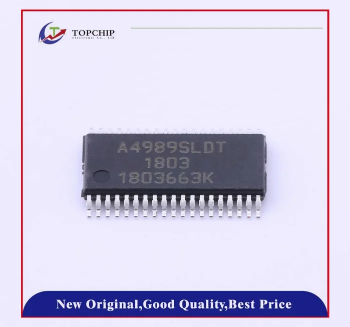 

1PCS New original A4989SLDTR-T A4989SLDT MTR DRV BIPOLR 3-5.5V 38TSSOP Motor Drivers, Controllers