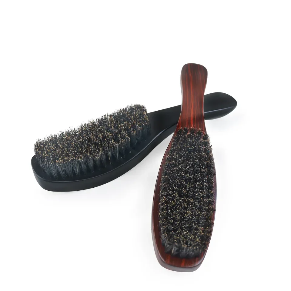 Annie International Soft Wave Black Boar Bristle Hair Brush - 4.8