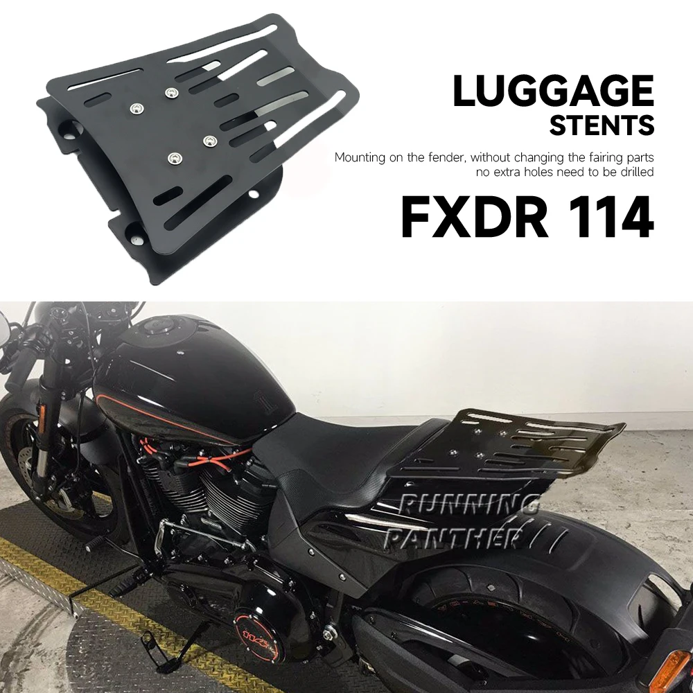 

New Motorcycle Rear Fender Luggage Rack Support Shelf For FXDR 114 2019 2020 2021 2022 Accessories Rear Luggage Rack