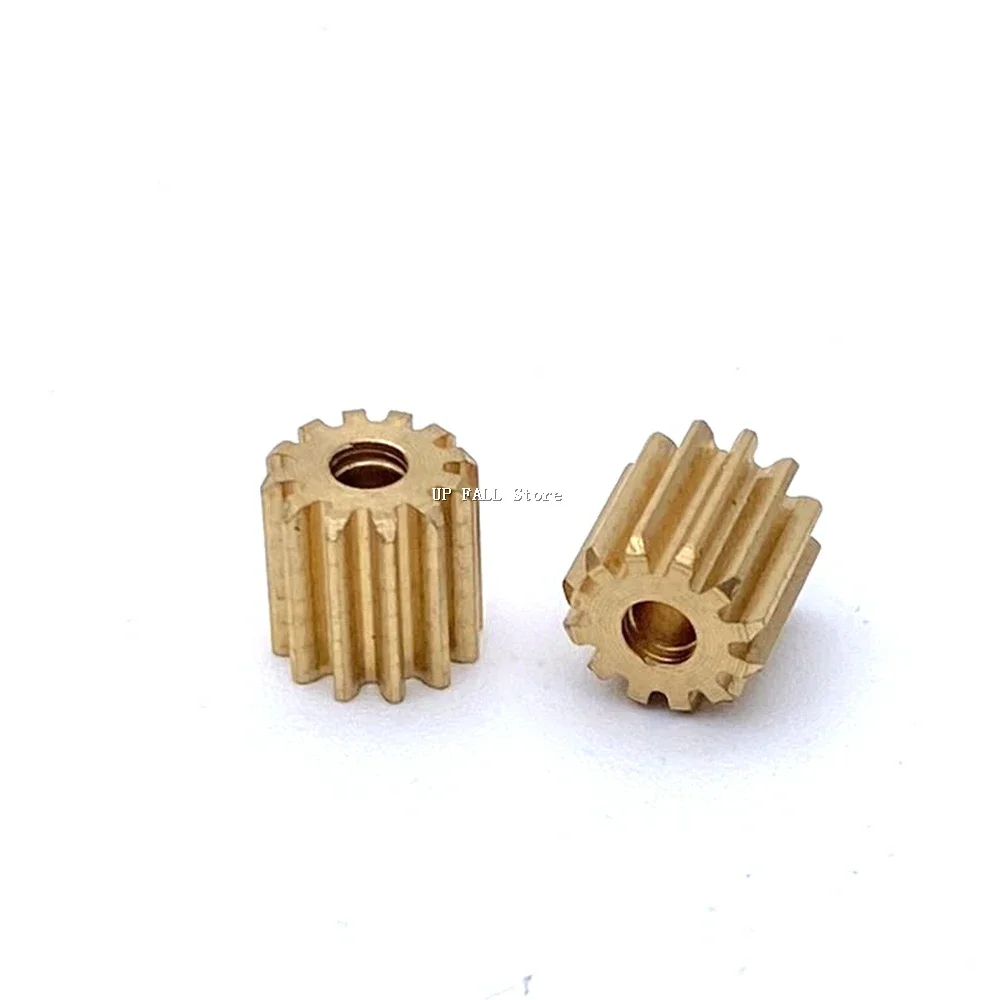 7mm Diameter 0.5M 12T 2.3mm Copper Gear High Precision GOOD Parts