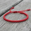 Bracelet bouddhiste tibétain porte-bonheur tressé à la main réglable noeud King Kong fil rouge bracelets porte-bonheur pour femmes hommes Couple amoureux