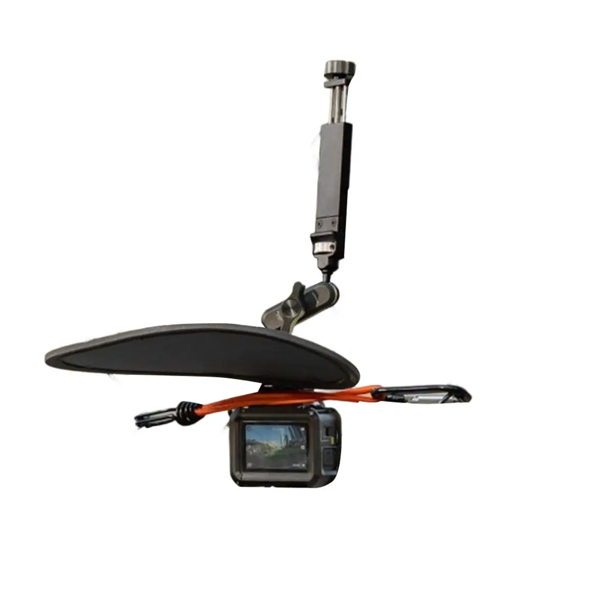 N05R 액션 카메라 펜스 클램프 마운트 DJI 액션 인스타360용 다용도 등반 지원 장치, 액션 카메라 클램프 마운트 펜스 마운트