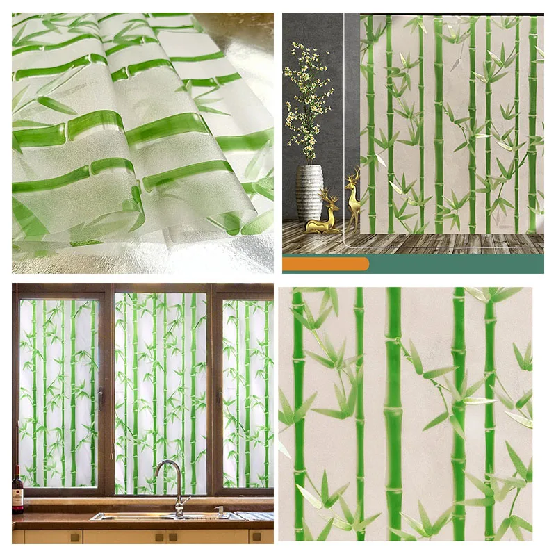 thumbnail image 1 of Película para ventanas Magnolia con adherencia estática, control de calor, protección de la privacidad, envío directo, película de vidrio extraíble reutilizable, decoración del hogar, 1 of 5