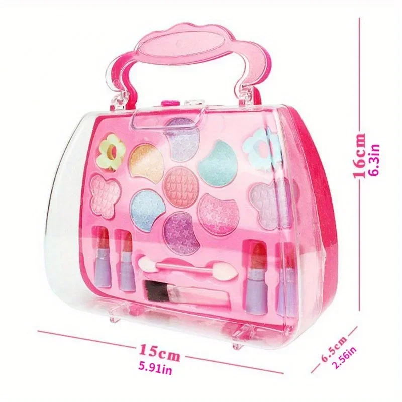 Makeup Toy Kids Makeup Kit for Girl Washable Kids Makeup Kit Girl Toys Real Little Girls for Children Princess Play Makup