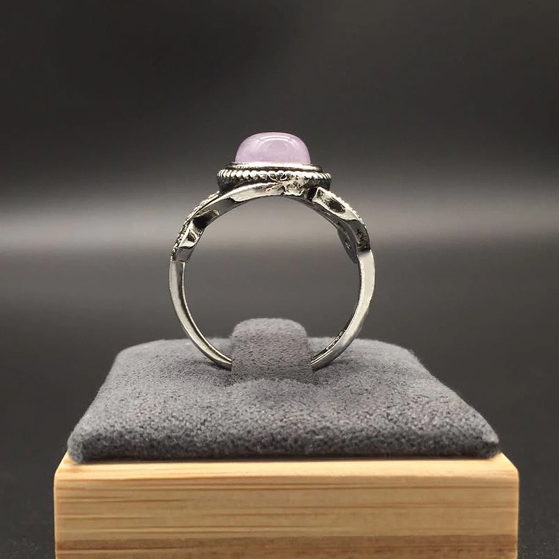 HuiSept Vintage 925 Silver Ring Amethyst Gemstone Flower Shaped Fashion Jewellery Rings Female Wedding Party Gift silver ring silver rings gemstone ring