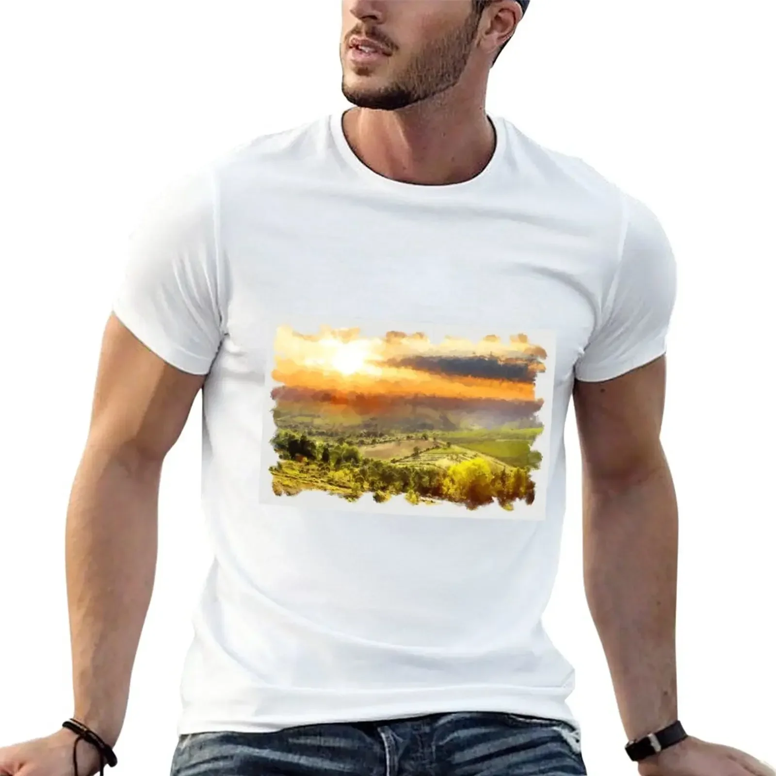 

Chianti, Tuscany T-Shirt anime clothes plus sizes summer top slim fit t shirts for men