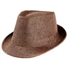 Breathable Linen Jazz Hat Men Women Summer Chapeau 1920s Classic Panama Hats Performance Party Costume Fashion Cowboy Caps Retro 5