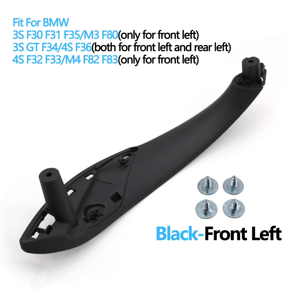 Maniglia Interna Per BMW Serie 3 4 F30 F31 F32 F33 F34 F35 F36 F80 F82 F83 2013-2018 Interni Auto Maniglia Della Porta Copertura Pannello Di Rivestimento Porta Interna Maniglie Auto (Colore