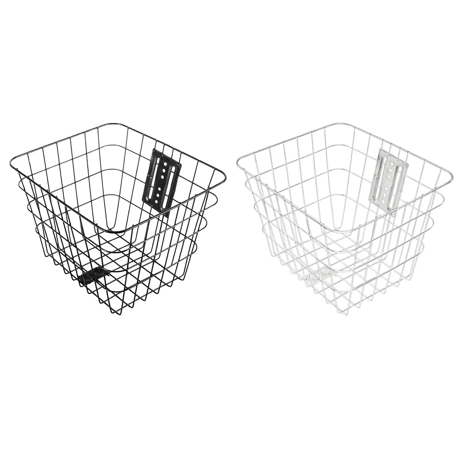 

Bike Metal Wire Front or Rear Basket without Lid for Adult Women Men Bikes