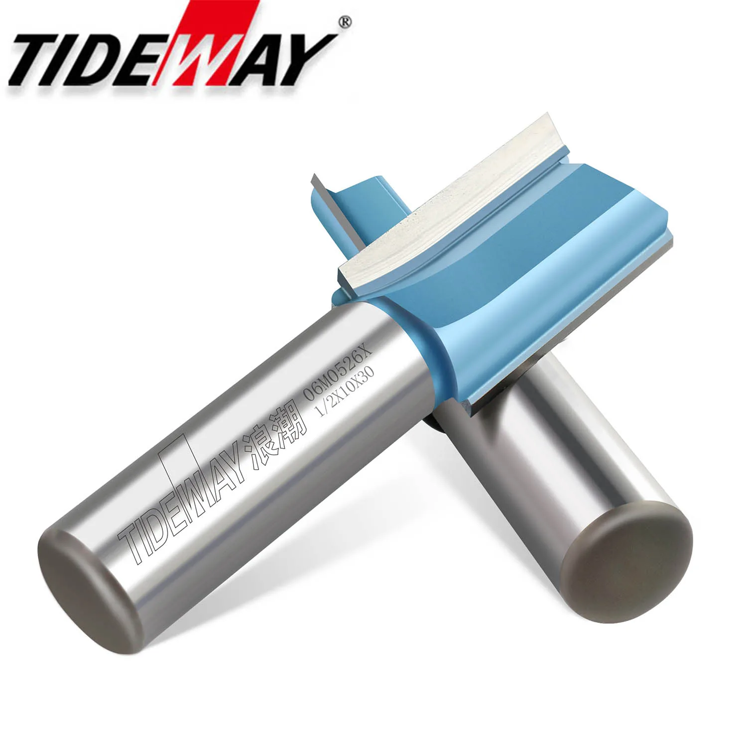

Tideway Straight Router Bit Industrial Grade Woodworking Slotting Metric Double Edge Trimming Cutter Carbide Blade CNC Bit Tools