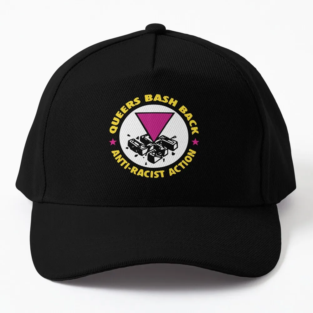 

Queers Bash Back - Anti-Racist Action Baseball Cap Custom Cap Horse Hat Vintage tea hats Women's Beach Hat Men's