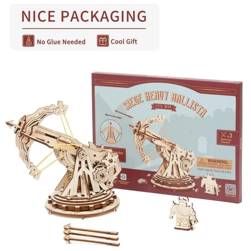 Robotime Rokr 3D Wooden Puzzle for Adults Teens Construction Model Kits for Adults to Build - Image 6