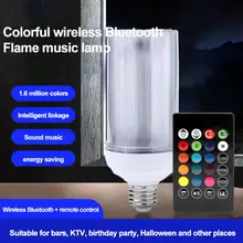 

LED Light RGB E27 Bulb Remote Control Music Atmosphere Rhythm Colorful Pickup LAMP For DJ Disco Car Party Bar Christmas Decorate