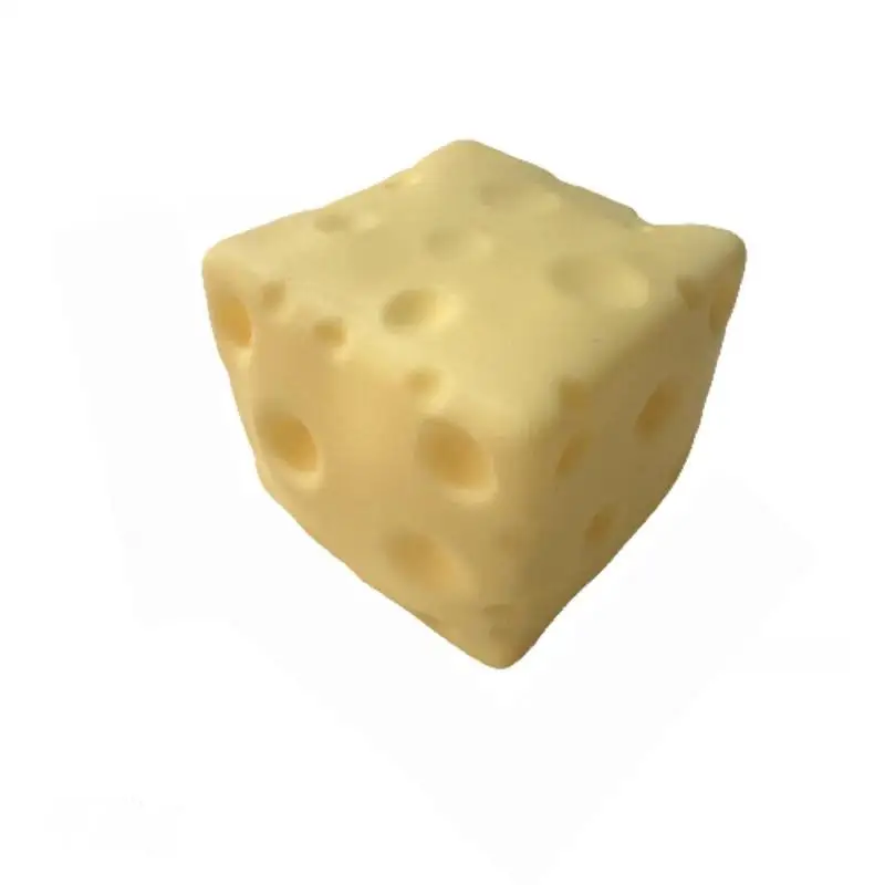 Cheese Squeeze Stress Relief Toy - Soft, Shapeable, and Relaxing Fidget Ornament