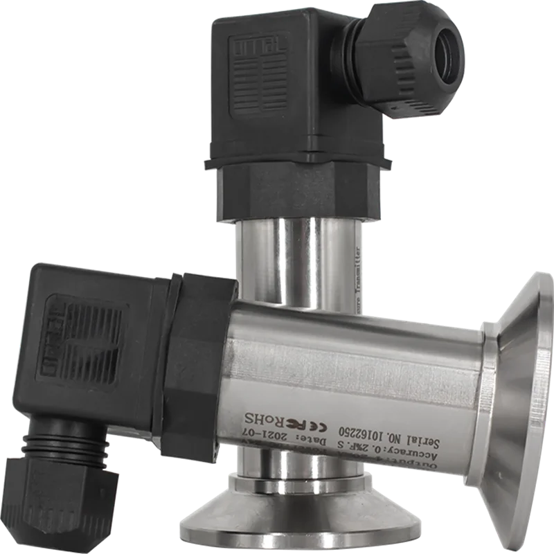 4-20mA output 50.5mm Tri Clamp Pressure Transmitter Sanitary diaphragm Pressure sensor Plugging Proof type High Precision