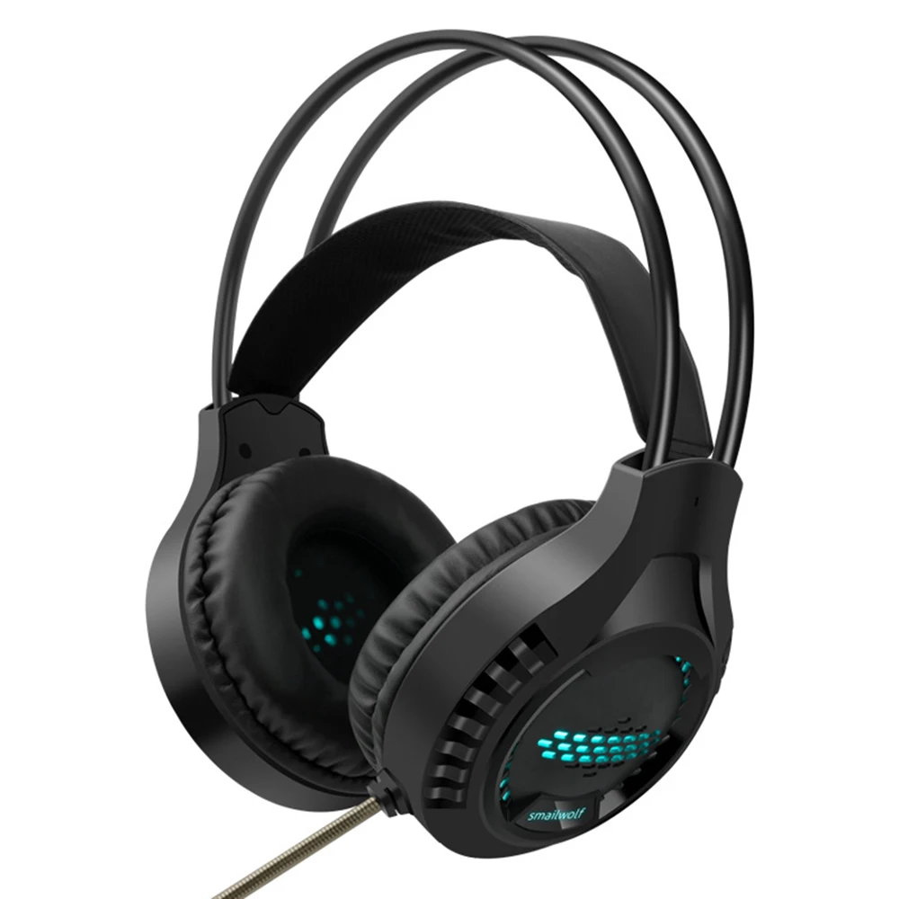 

Игровые наушники AK3, проводные стереонаушники с микрофоном и Цветной подсветкой, 2022 мм/USB