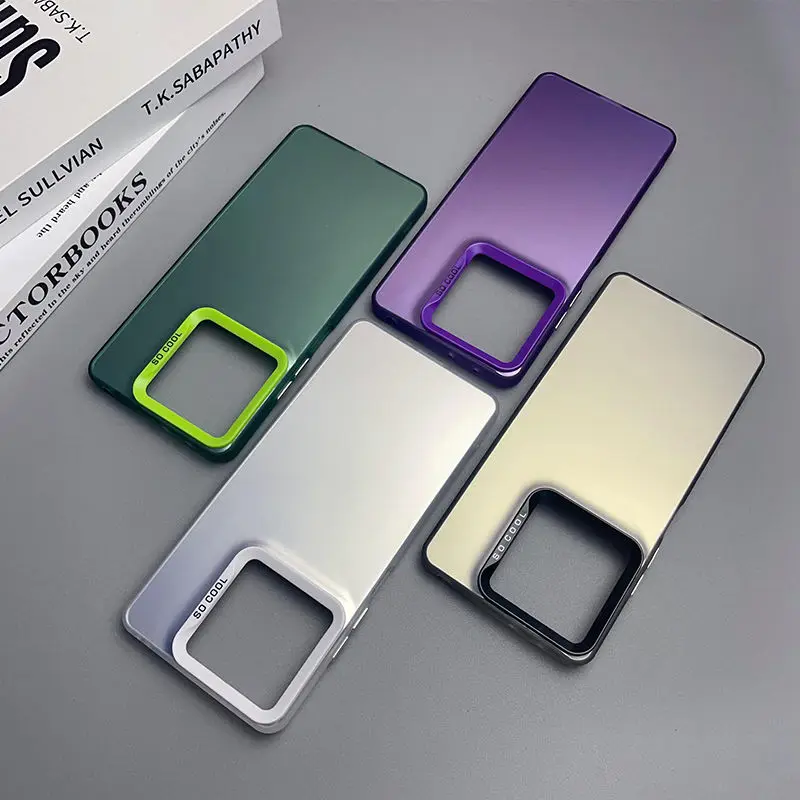 Matte Laser Colorful Shockproof Bumper Armor Phone Case