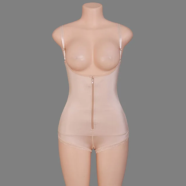 Fajas Colombianas 보정속옷 바디 모래시계 거들 삼각형 속옷, 배 컨트롤 바디 슈트, 더블 압축 지퍼, 엉덩이 리프트