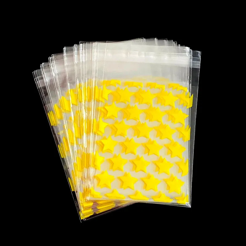 thumbnail image 1 of 50 bolsas Ziplock transparentes con forma de cachorro, sencillas y pequeñas, para guardar tarjetas de felicitación, con forma de estrella, para guardar tarjetas de regalo, 1 of 5