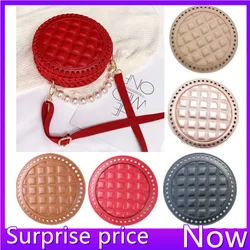 Round Shap Bag Bottom  DIY Handmade Bag Accessory For Knitting Handbag Women Shoulder Crossbody Crochet Bag Shaper Pad PU Base