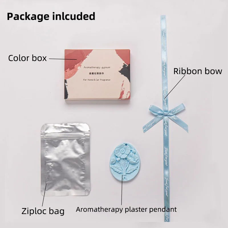 Flower Shape Aromatherapy Wax Wardrobe Plaster Fragrance Tablets Home Room Car Remove Smell Incense Solid Pendant Air Freshener