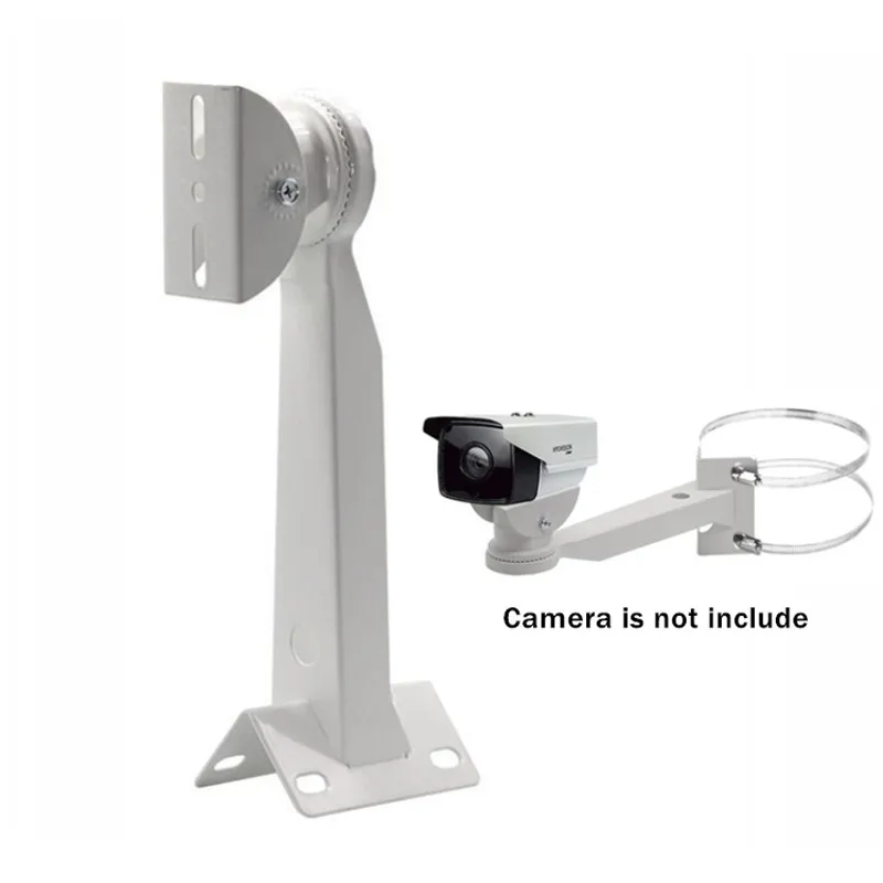 Surveillance CCTV Camera Stand Pole Mount Hoop Bracket Monitoring