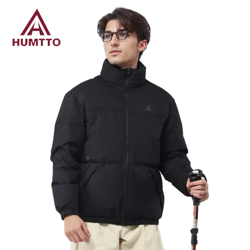 HUMTTO Winter Waterproof Men's Jacket Lightweight Windproof Outdoor Hiking Down Jackets for Men Sports Hunting Windbreaker Coats