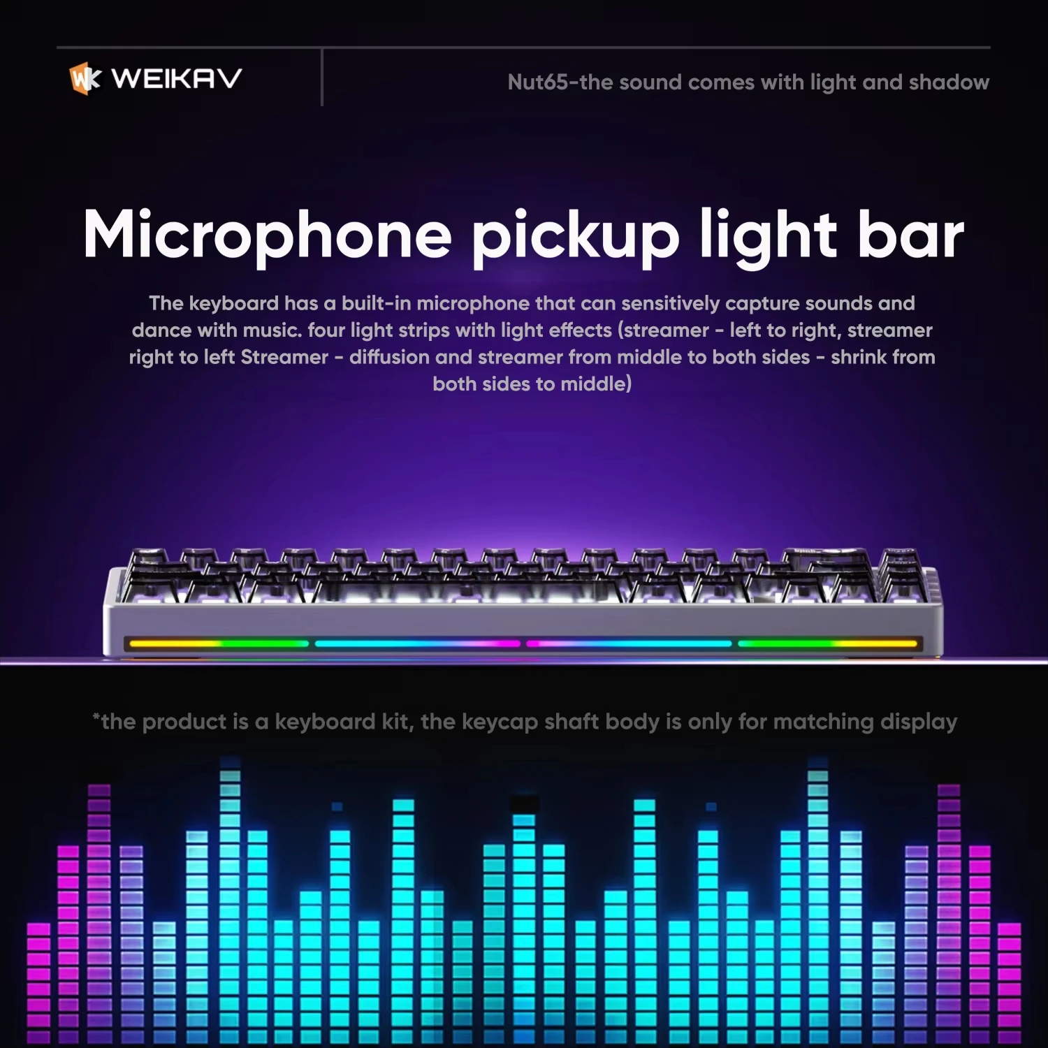 Weikav Lucky65 V3 NUT65 Wireless Aluminum Mechanical Keyboard Kit