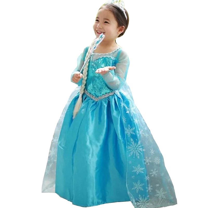 Princess Girl Dress Girl Children Christmas Party Costume For Kids Girls Clothes Fantasy Kids Ball Wear Dress Up