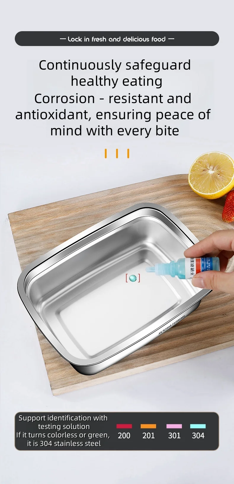 caja para alimentos con bacio de aire, fiambrera para estudiantes, contenedor de almacenamiento de alimentos con tapa, fiambrera Bento, herramienta de acampada para pícnic al aire libre » caja para alimentos con bacio de aire