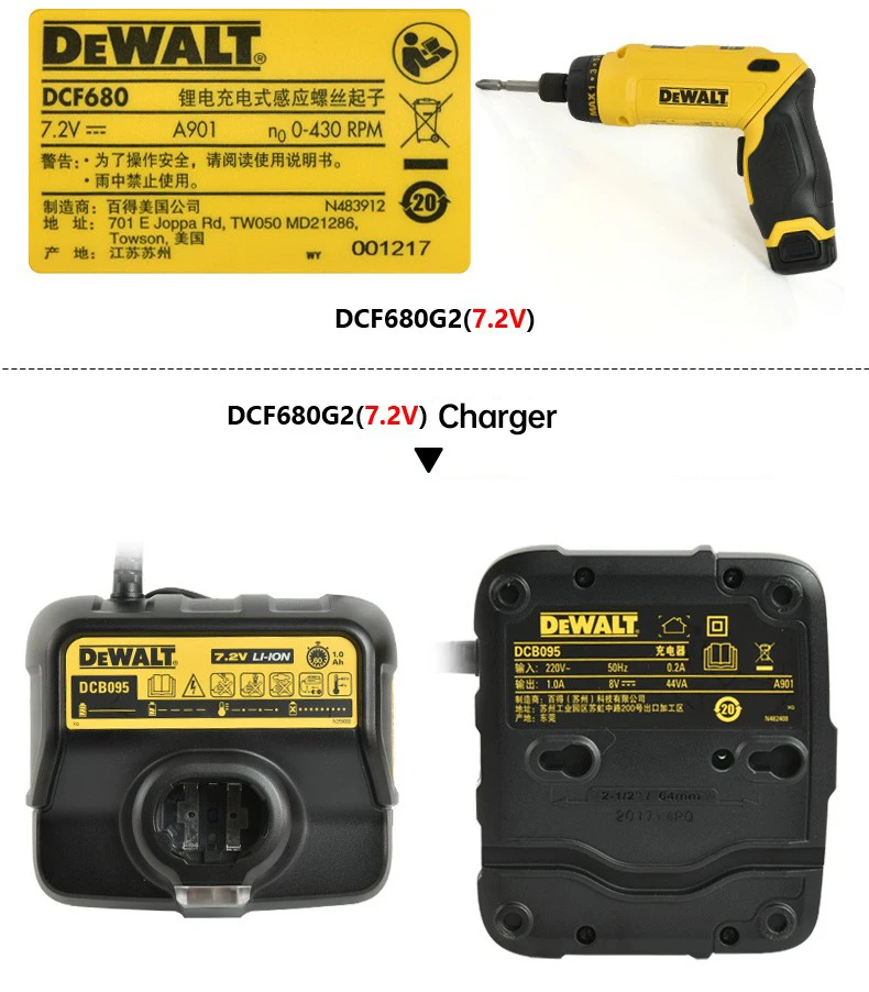 Makita DF012DSE 7.2V Electric Screwdriver, Euro Plug