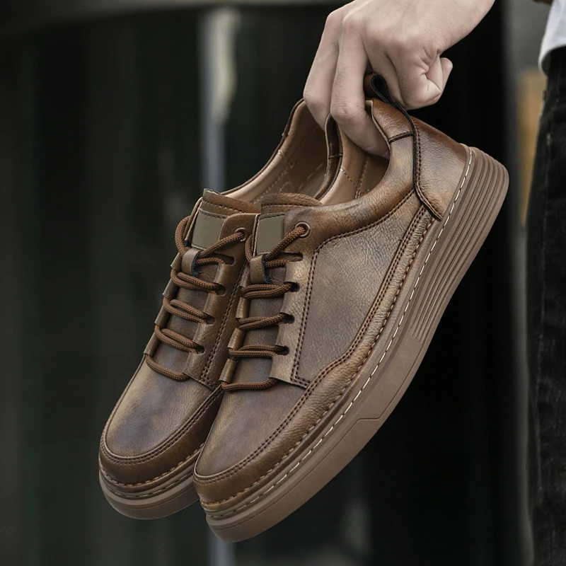 GenuineLeatherManSneakersHandmadeMenCasualShoesLuxuryLeisureSkateFootwearFormalDressOxfordsShoesTenisMasculino-AliExpress322