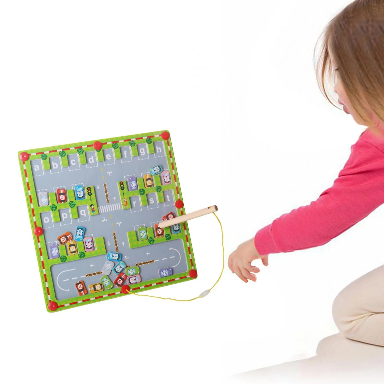 

Wooden Magnetic Maze Game Valentines Day Gifts for Kids Fine Motor Skill Activity Puzzle for Children Kids Girls Boys Preschool