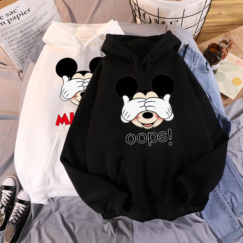 Minnie Mouse Sweater Mickey Mouse Mujer Sudadera Con Lentejuelas