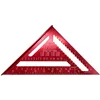 7 Inch 12 Metric Imperial Triangle Ruler 90 Degree Right Angle Aluminum Alloy Carpenter Measuring Square 1