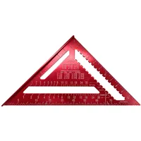 7 Inch 12 Metric Imperial Triangle Ruler 90 Degree Right Angle Aluminum Alloy Carpenter Measuring Square 1