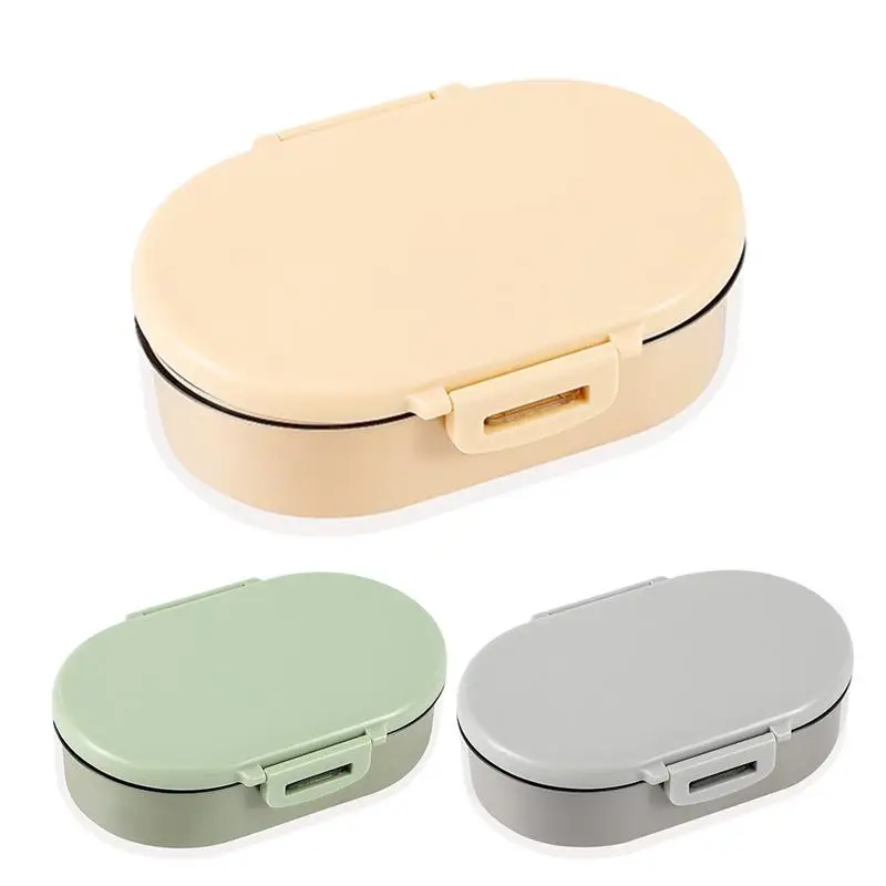 

Travel Soap Container Portable Soap Case with Lid Household Shampoo Bar Holder with Silicone Sealing Ring Double Layer Travel