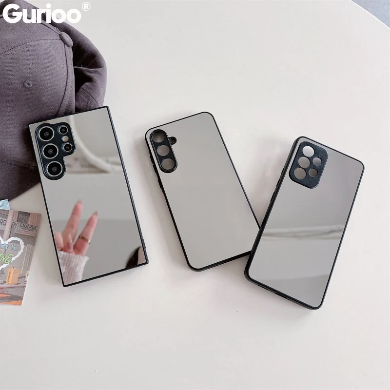 Elegant Makeup Mirror Phone Case - Sleek and Stylish Protective Cover