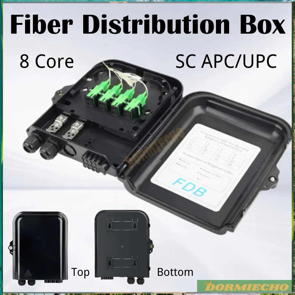 High Quality 8 core SC/APC Uncut Cable Fiber Optic 1:8 Splitter ...