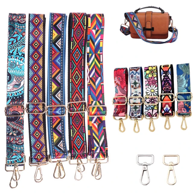 Purse Straps Replacement Crossbody Adjustable Wide Guitar Straps For Bags  Multicolor Webbing Shoulder Bag Straps Handbag Belt - AliExpress