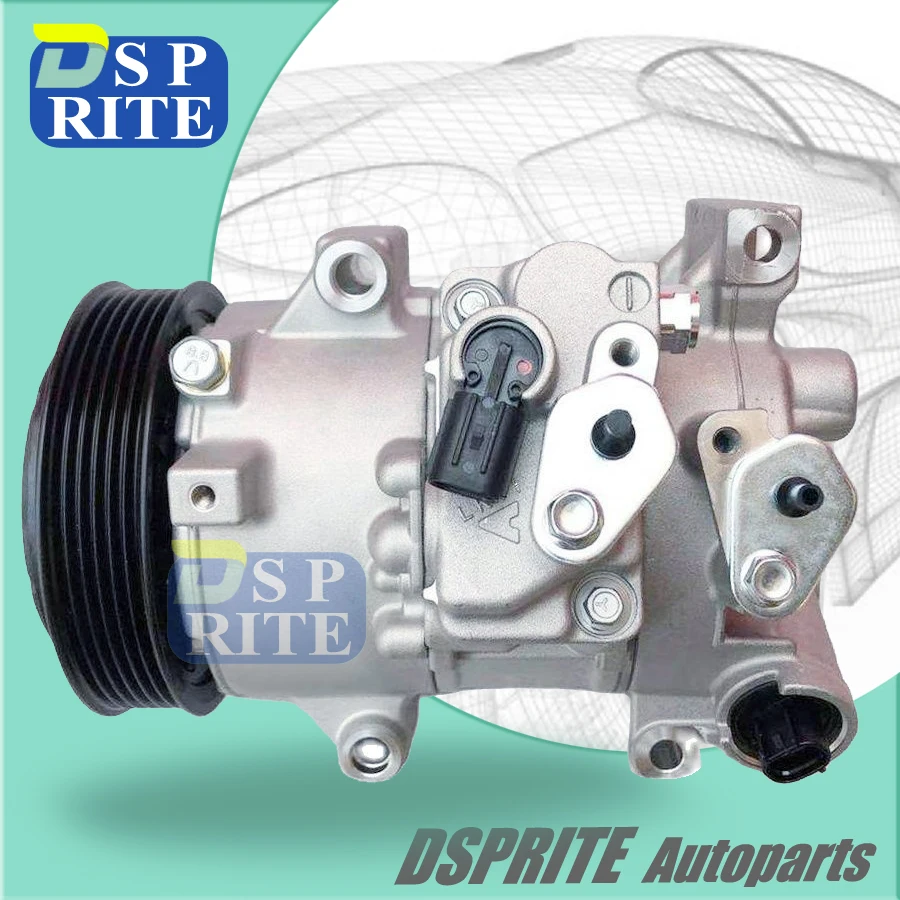 A/C Compressor With Clutch 178322 For Toyota Corolla 2011-2013 & Matrix 2011-2014, L4 1.8L - View #3