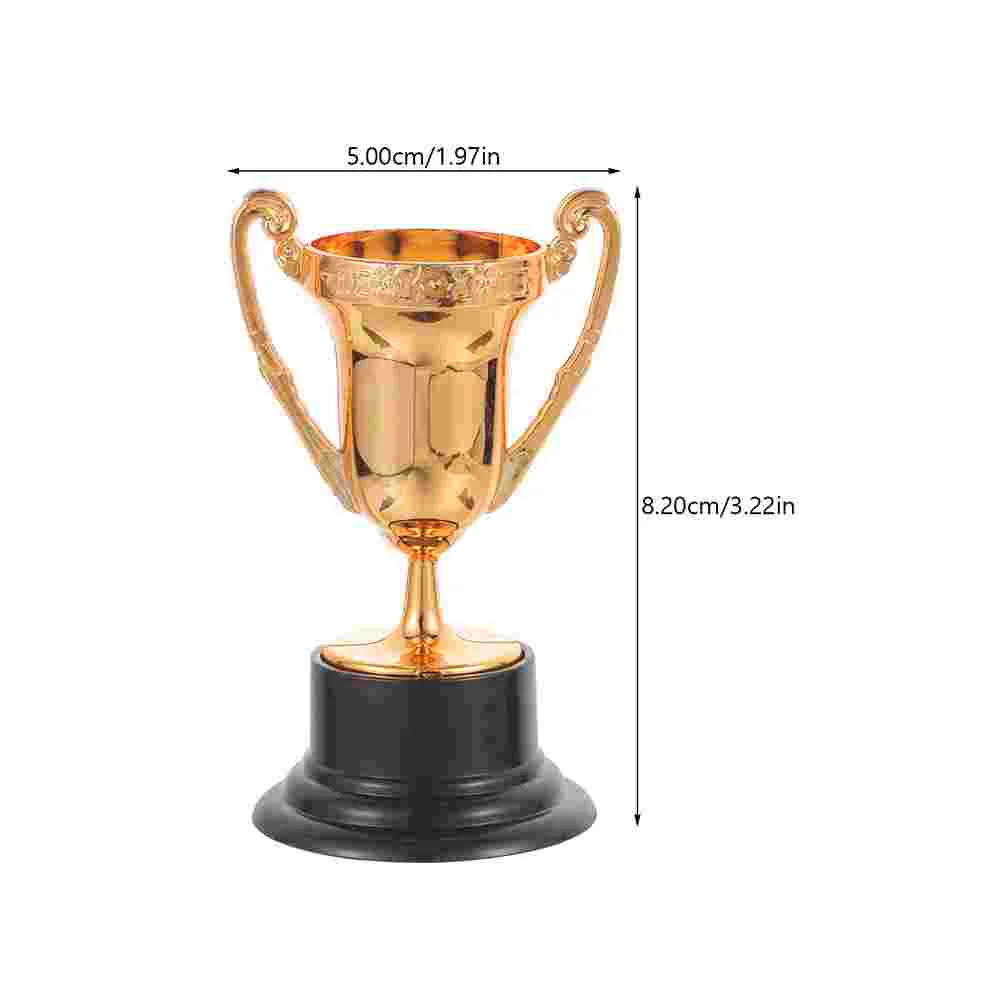 6 Pcs Trophy Toy Adornments Decorative Decorations Small Gift Props Reward Decorate Simulated Stage Performance Party