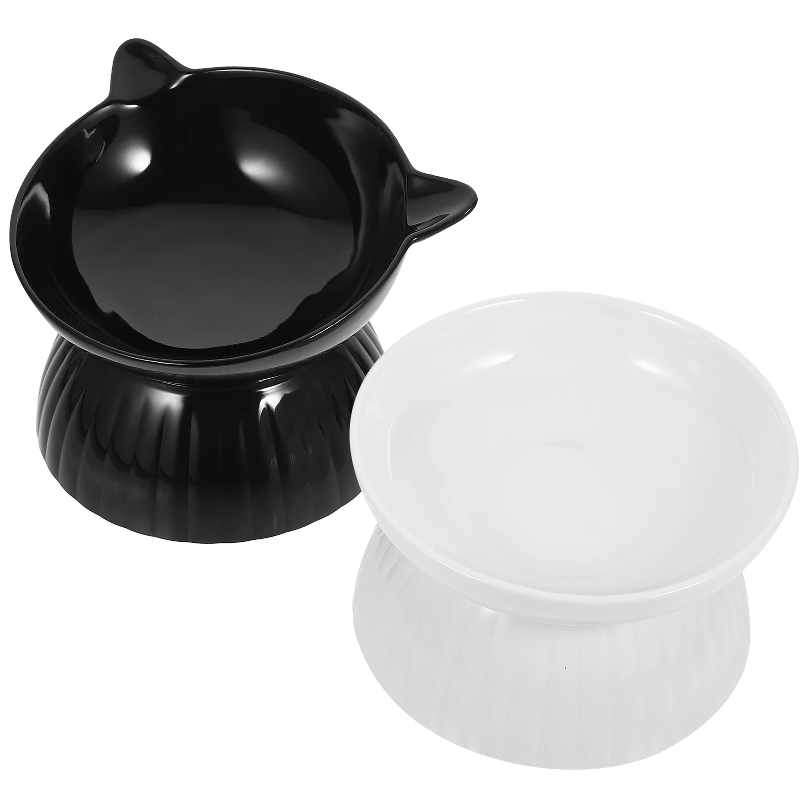 

2 Sets of Raised Cat Food Bowl Elevated Cat Bowl Raised Kitten Feed Bowl Cat Accessory Cat Feeder