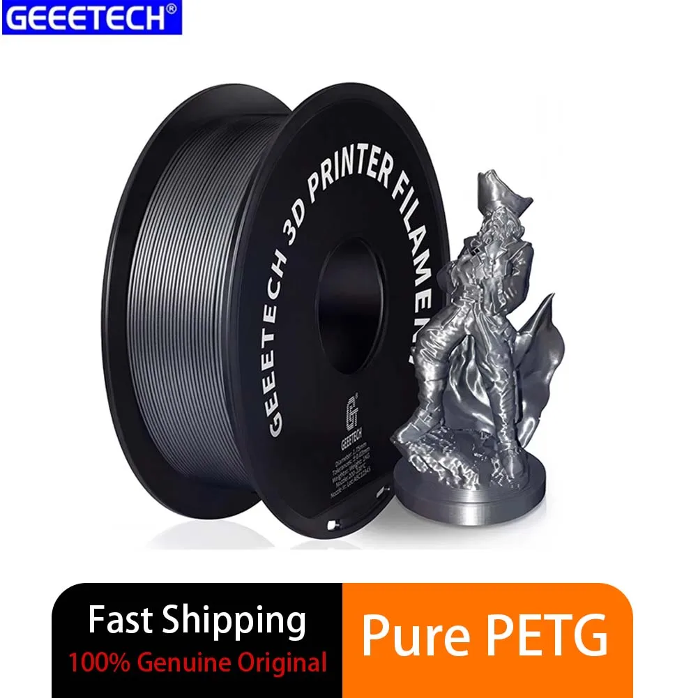 GEEETECH 1KG 순수 PETG 3D 프린터 필라멘트 1.75mm 엉킴 방지 진공 포장 고강도 다색 FDM용