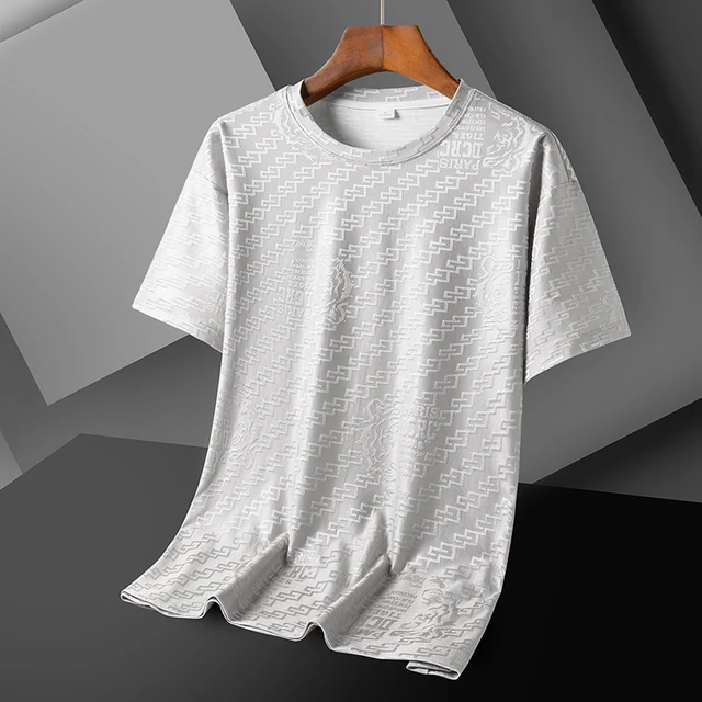 T Shirt Men Ice Quick-drying Loose Oversized 6XL 7XL 8XL Plus Size Fitness Short Sleeve Oversize Black T-shirts Summer Fashion 2