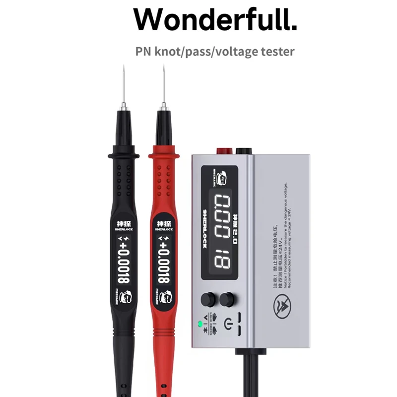 

MECHANIC Sherlock V2.0 Voltage Internal Resistance Strap HD Display Accurately Detect Motherboard Voltage Data To Diagnostic