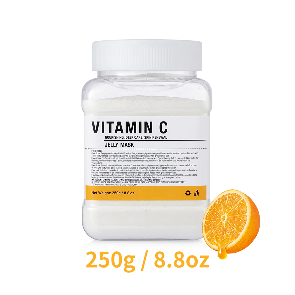 Rose/Hyaluronic Acid/Collagen Jelly Face Mask Powder-Moisturizing, Improving and Hydrating Facial Skin Care-Natural Gel Peel Off