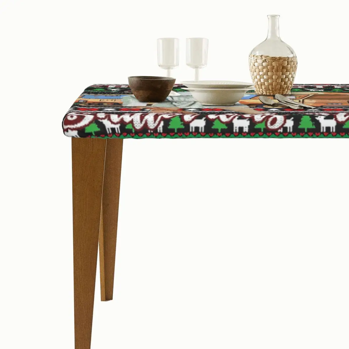Mens Womens Cousin Eddie Customized Rectangular Tablecloth Waterproof Table Cover for Dining Events Table Cloth 3