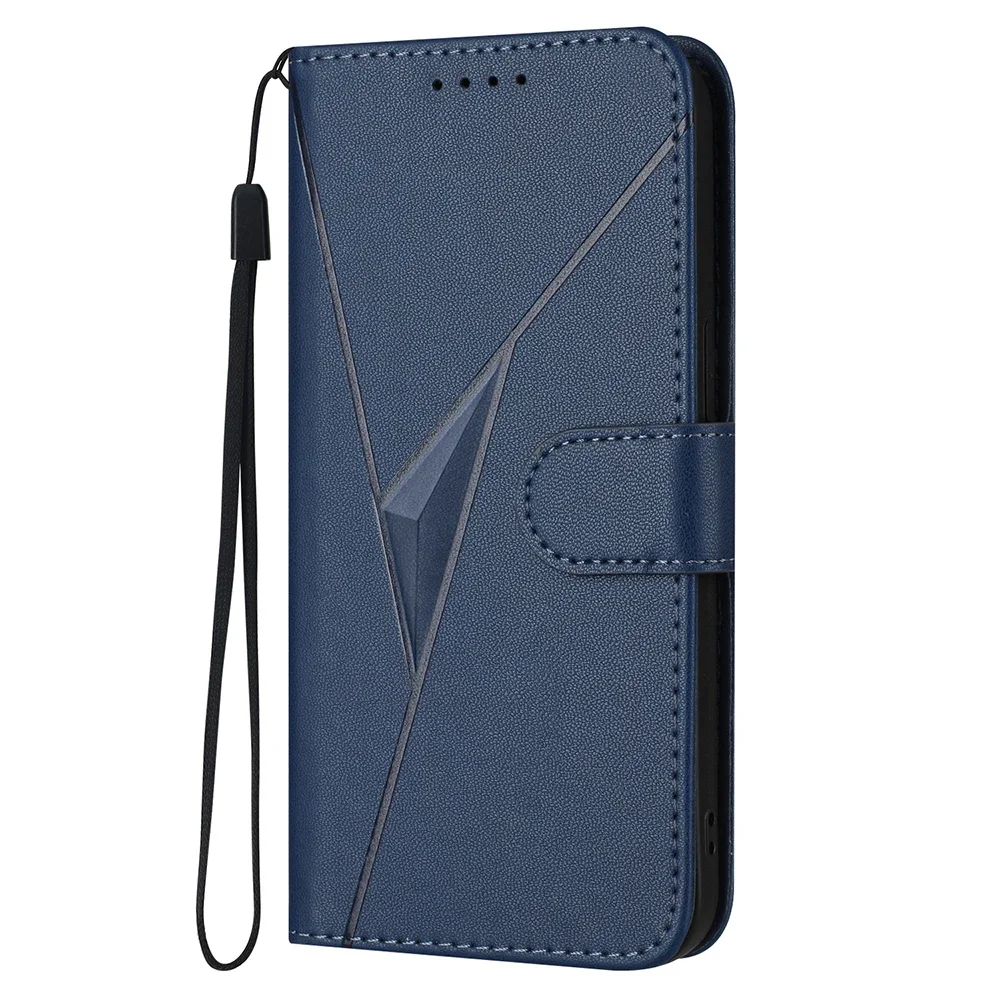 Elegant Leather Flip Wallet Case with Book-Style Card Slot and Phone Cover